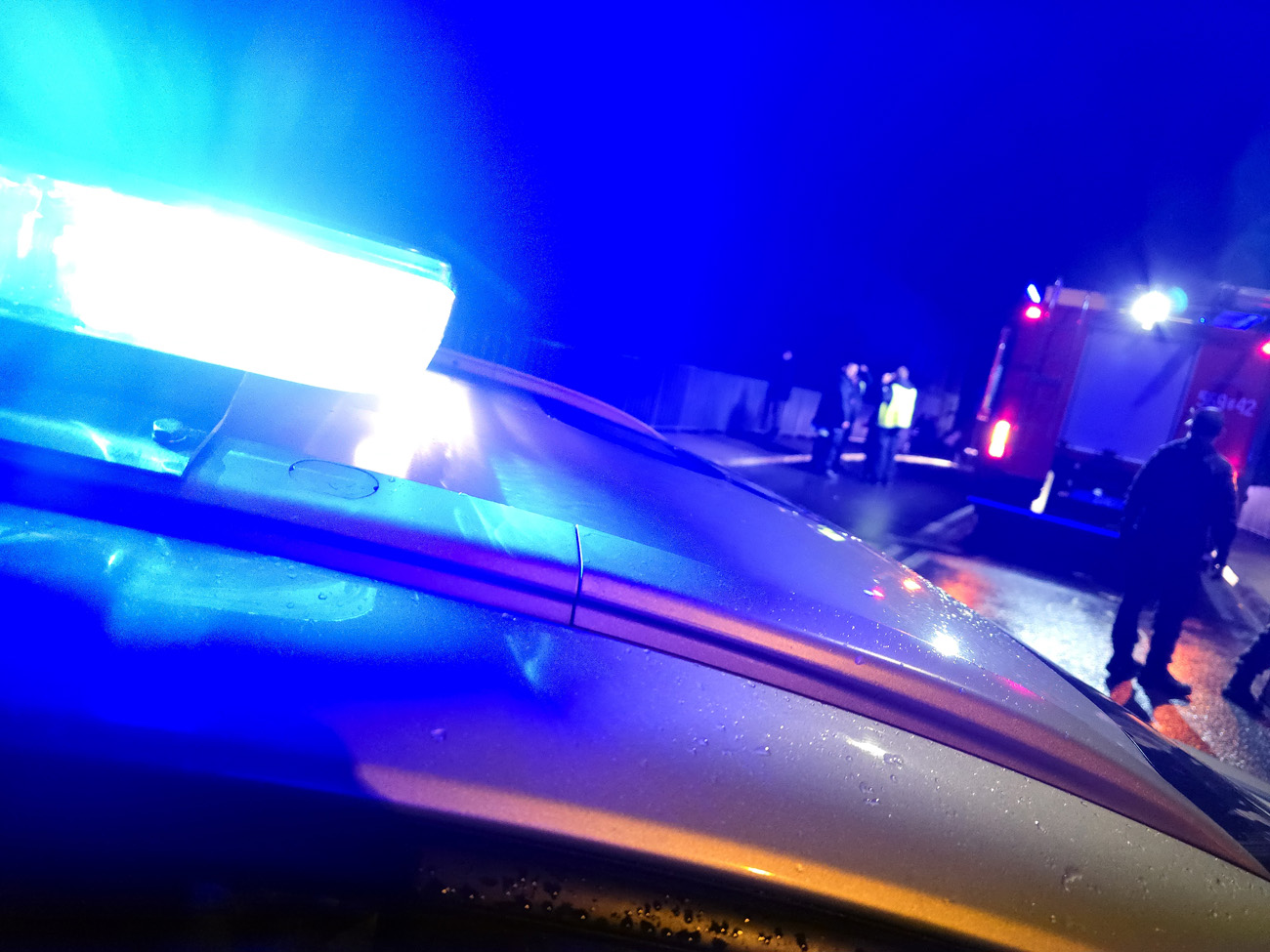 Zderzenie dwóch osobówek na trasie Strzegom-Świdnica w pobliżu Stanowic  