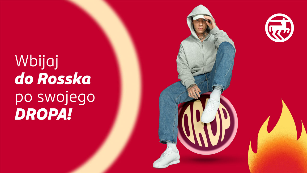 „Wbijaj do Rosska po swojego dropa” – nowa kampania Rossmanna [WIDEO] 