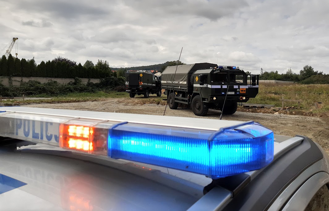 Saperzy pracowali w okolicy Granicznej. Odnaleziono tam niewybuch z czasów wojny [FOTO] 