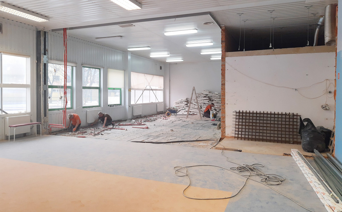 Trwa przebudowa hali widowiskowo-sportowej [FOTO] 
