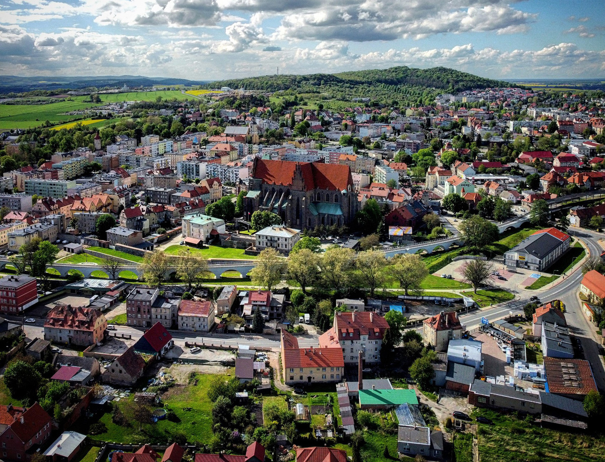 Strzegom widziany z powietrza [FILM + FOTO] 