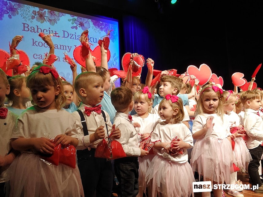 Mali artyści – wielkie serca. Dzień Babci i Dziadka w Przedszkolu „Miś Uszatek” w Strzegomiu [FOTO] 