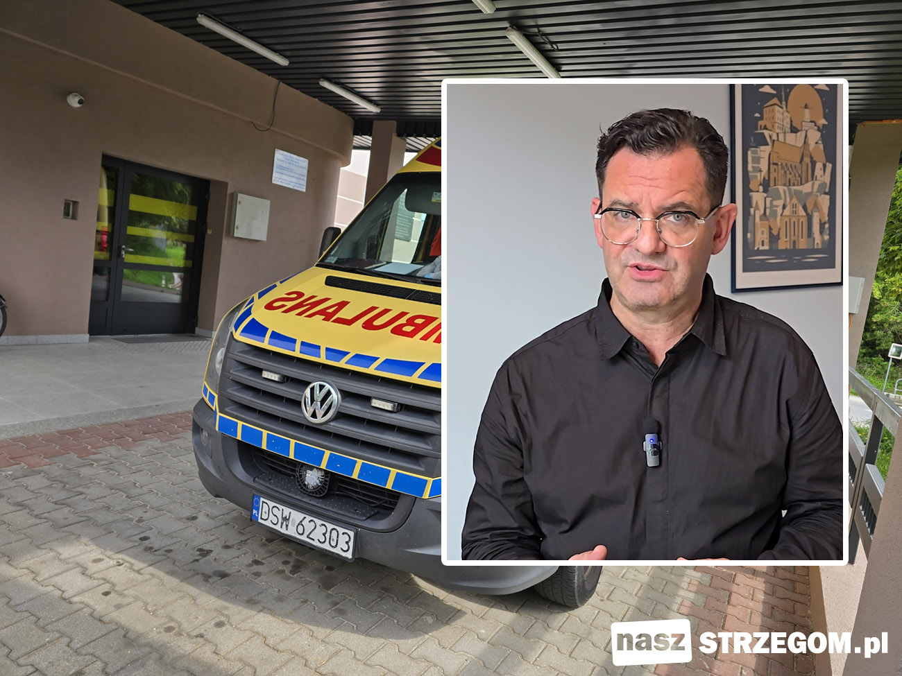 Burmistrz Strzegomia o zamknięciu nocnej opieki. Są rozmowy dyżurach pielęgniarskich, a podstacja pogotowia nie jest zagrożona 