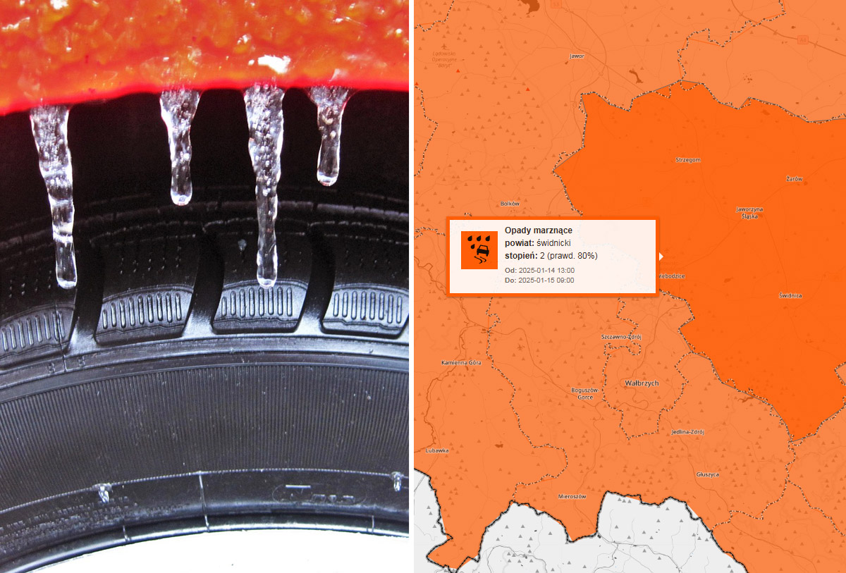 Na drogach i chodnikach może być ślisko. Meteorolodzy ostrzegają przed gołoledzią! 