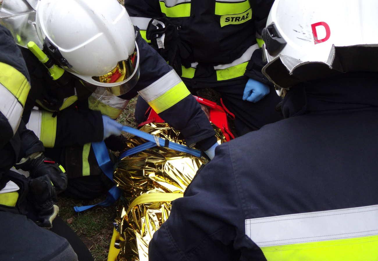 Służby ratowały życie 44-latka w Goczałkowie 