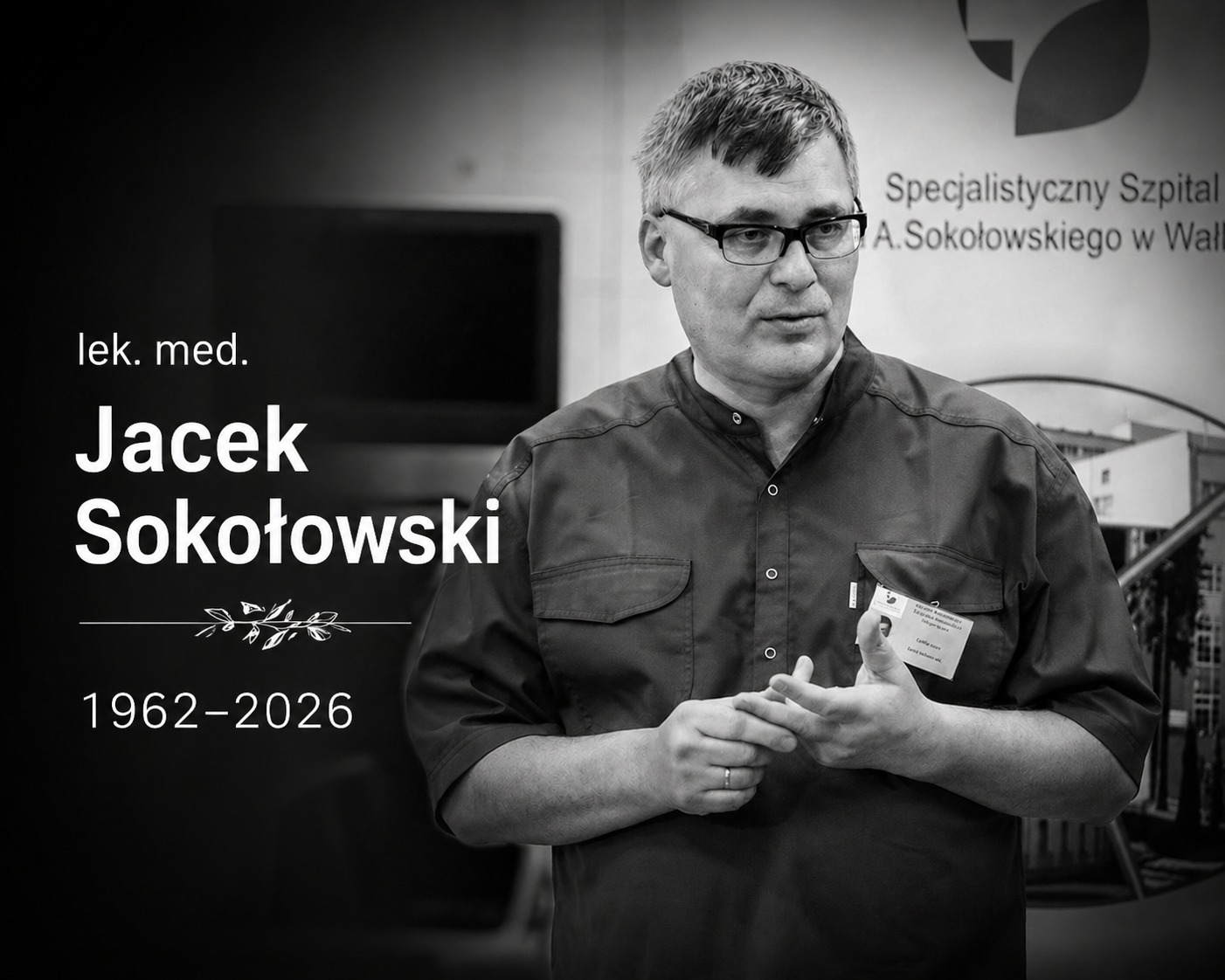 Odszedł Jacek Sokołowski – Strzegomianin, pediatra, neonatolog 