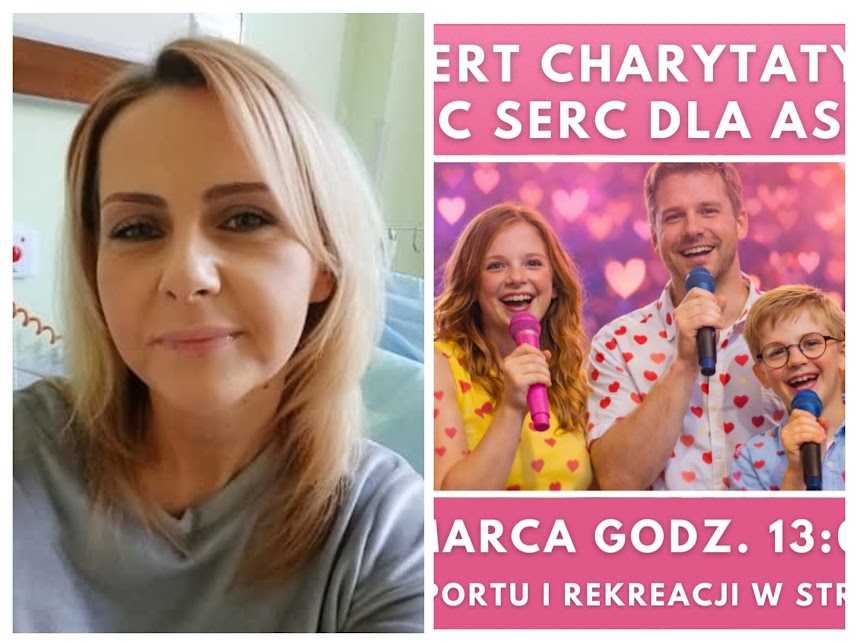 „Moc serc dla Asi” – Strzegom zagra dla Joanny Sawickiej-Kuszaj  
