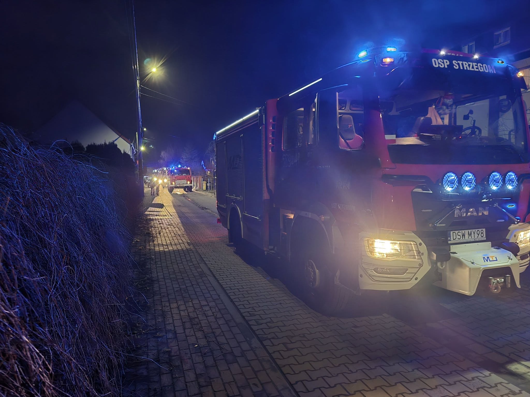 Pożar kuchenki postawił na nogi służby w Strzegomiu 