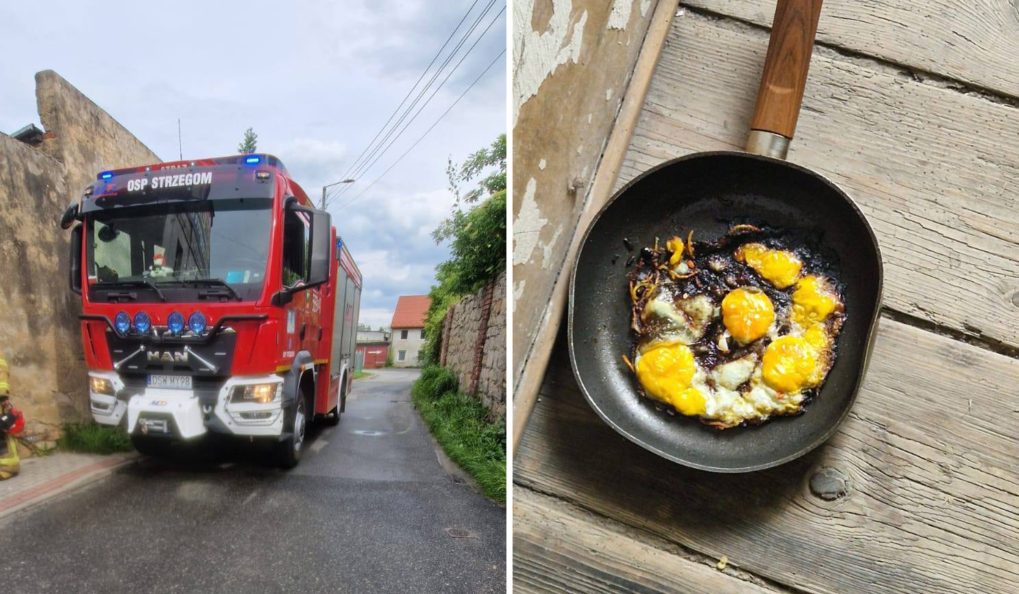 Spalona jajecznica powodem interwencji strażaków przy ulicy Kastelańskiej [FOTO] 