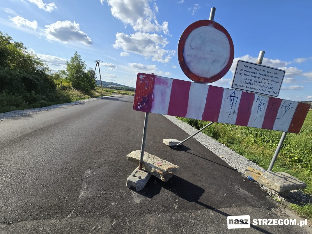 Jest szansa na wcześniejsze niż planowano przywrócenie ruchu na drodze Strzegom-Graniczna [FOTO] 
