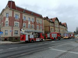 Pożar w mieszkaniu przy ul. Legnickiej  [FOTO]